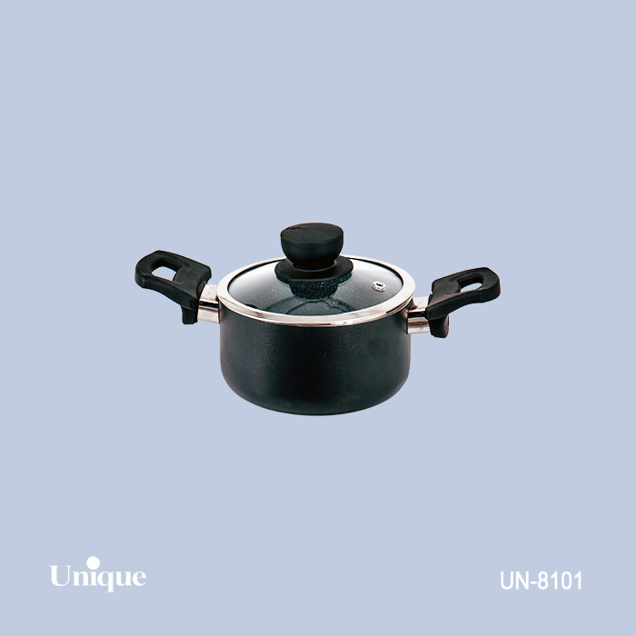 قابلمه 14 کف گرانیت-مشکی UN-8101 یونیک 1 قابلمه 14 کف گرانیت-مشکی UN-8101 یونیک