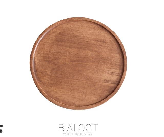 سینی چوبی گرد متوسط مدل 3326 بلوط 1 سینی چوبی گرد متوسط مدل 3326 بلوط