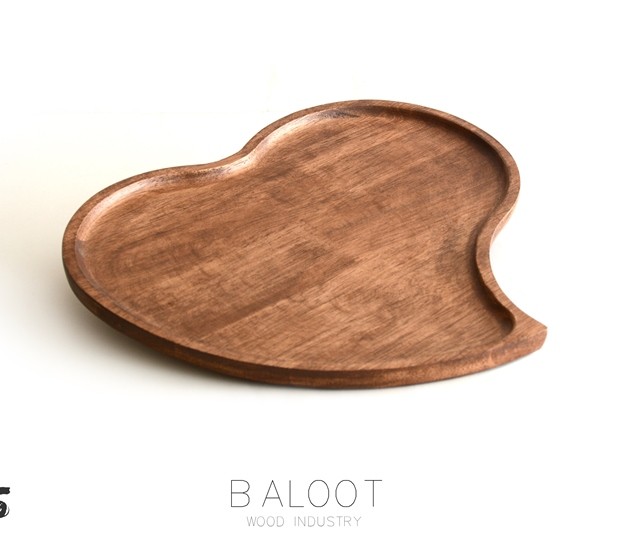 سینی چوبی طرح قلب مدل 3328 بلوط 1 سینی چوبی طرح قلب مدل 3328 بلوط